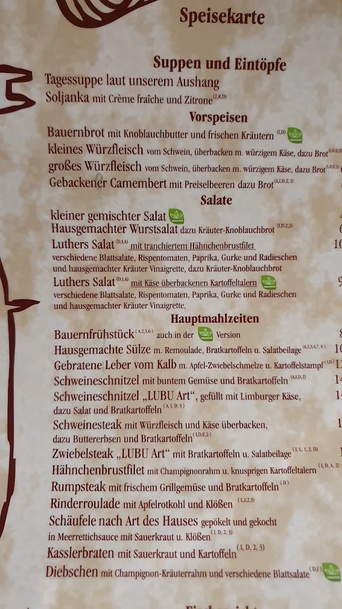 Speisekarte photo 5