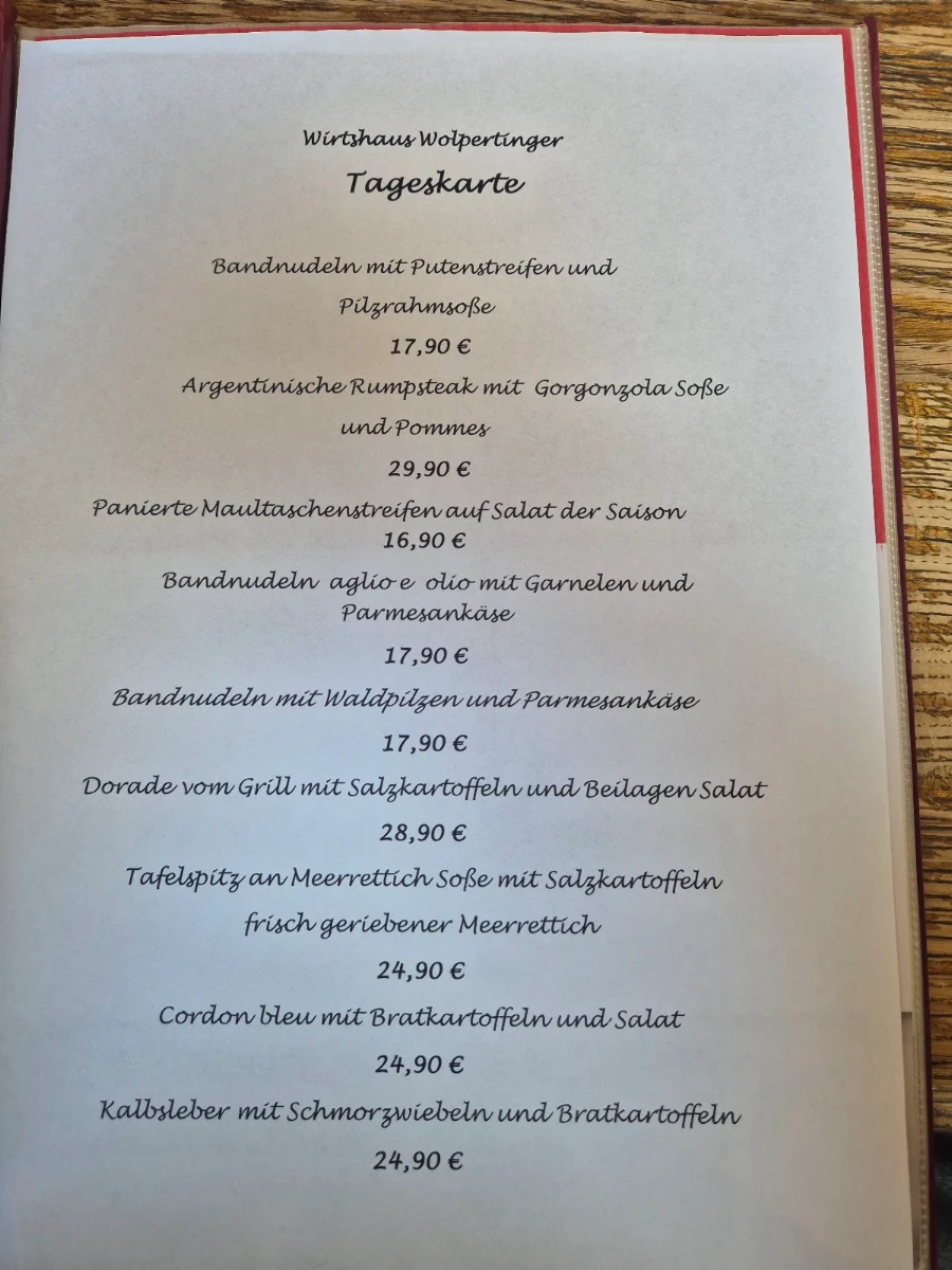 Speisekarte photo 2