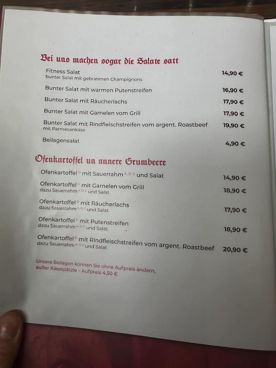 Speisekarte photo 3