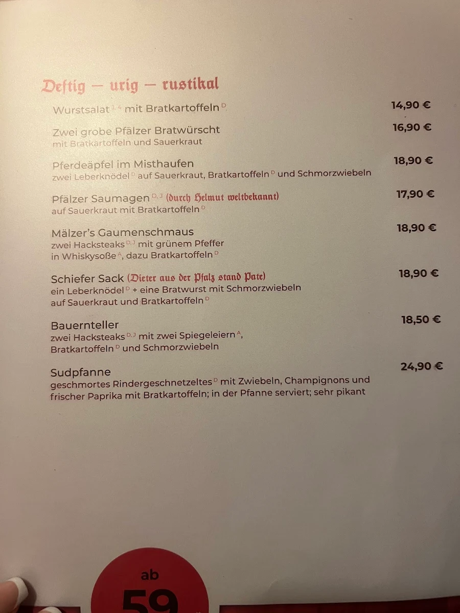 Speisekarte photo 8