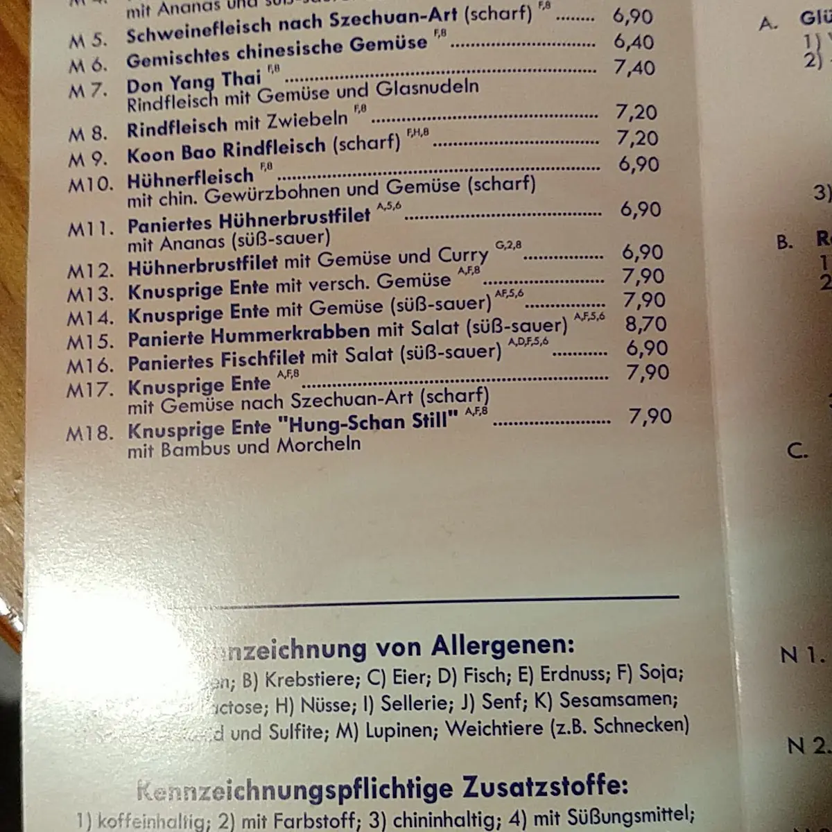 Speisekarte photo 10