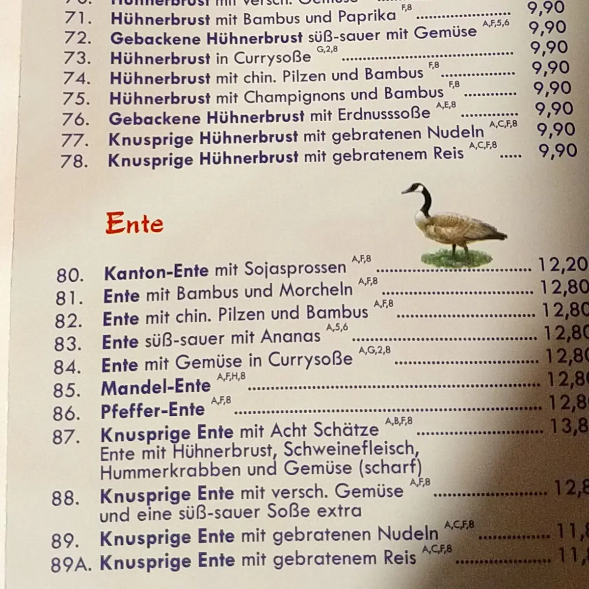 Speisekarte photo 4