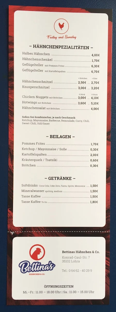 Speisekarte photo 2