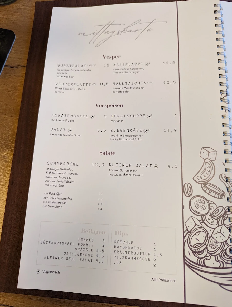 Speisekarte photo 1