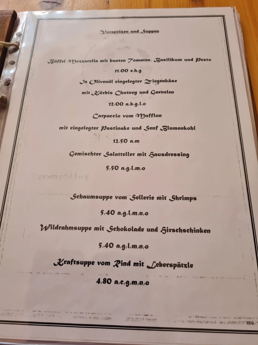 Speisekarte photo 3
