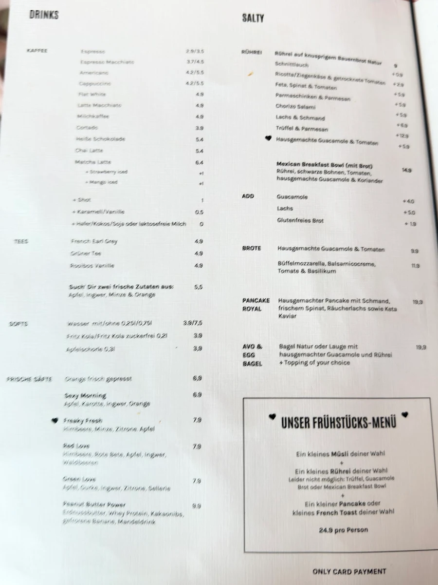 Speisekarte photo 1