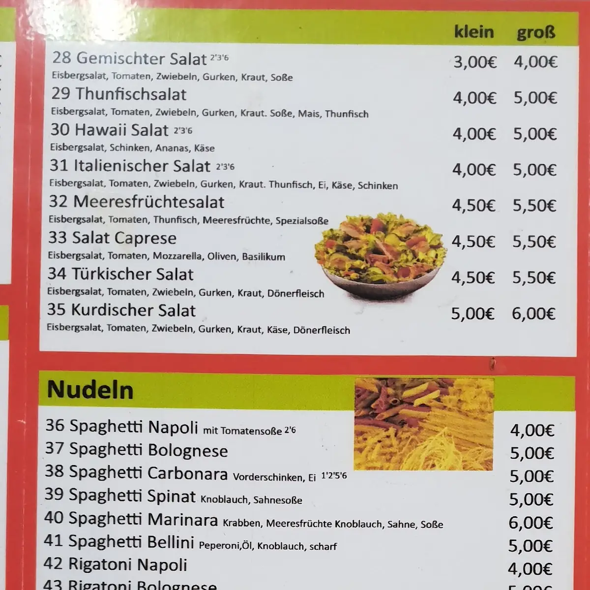 Speisekarte photo 3