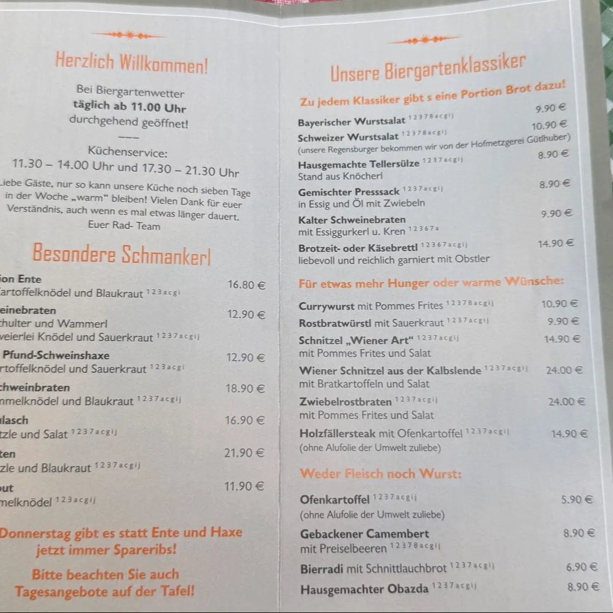 Speisekarte photo 6