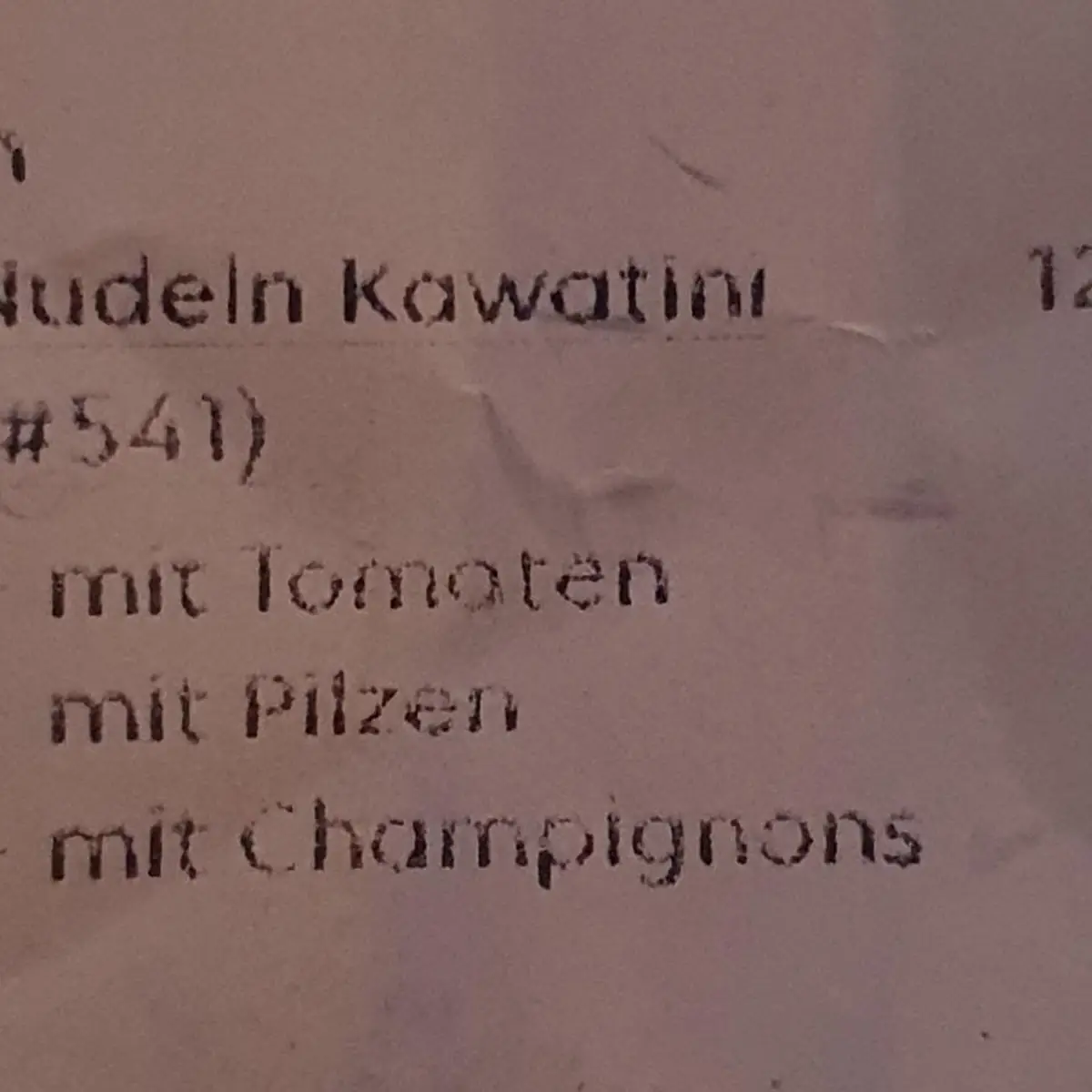 Speisekarte photo 1