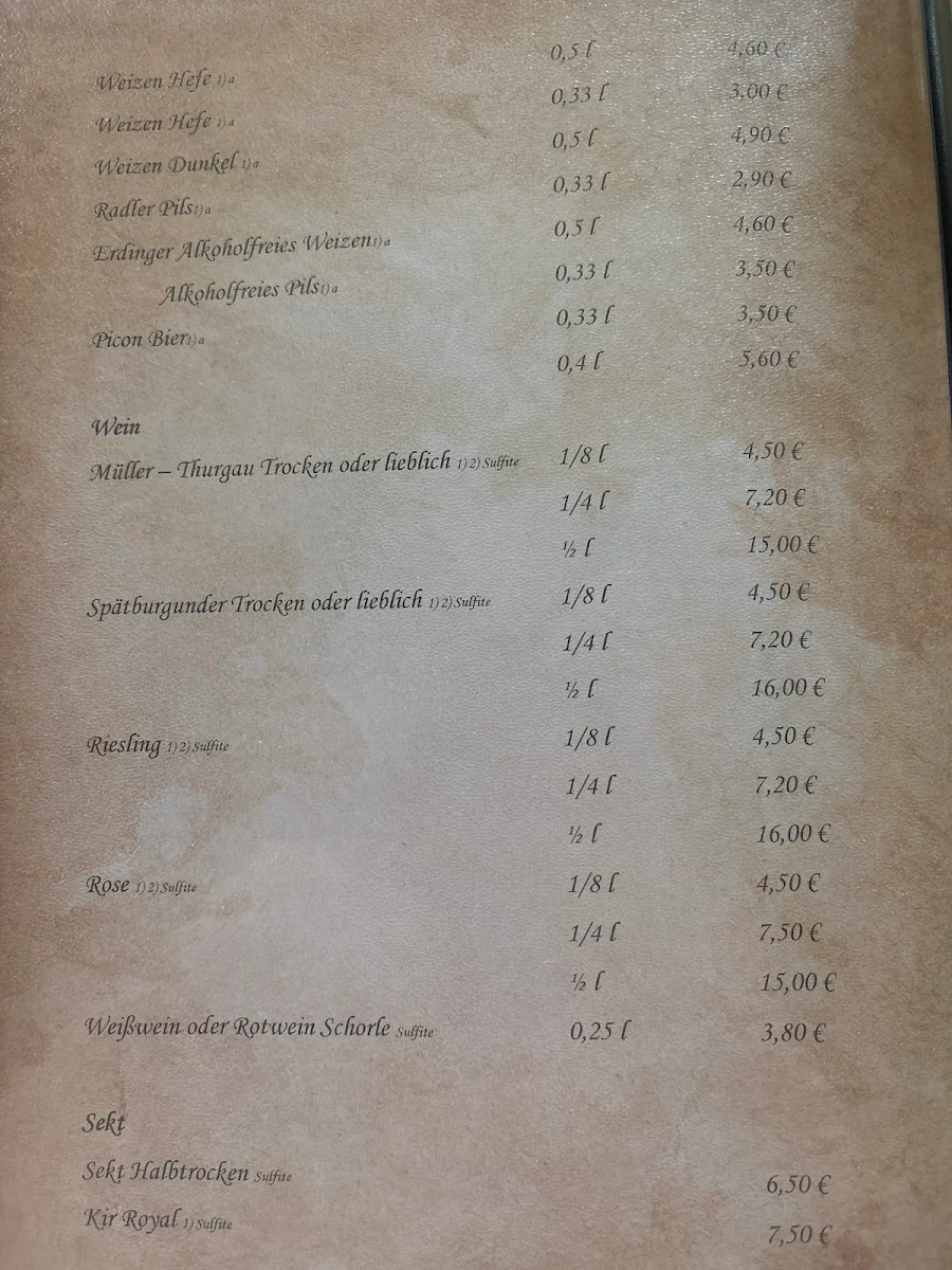 Speisekarte photo 3