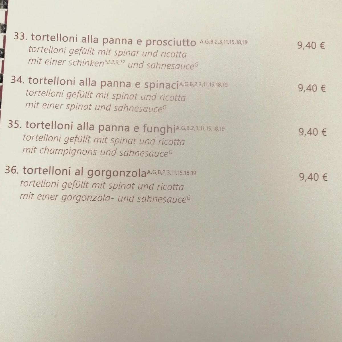 Speisekarte photo 3