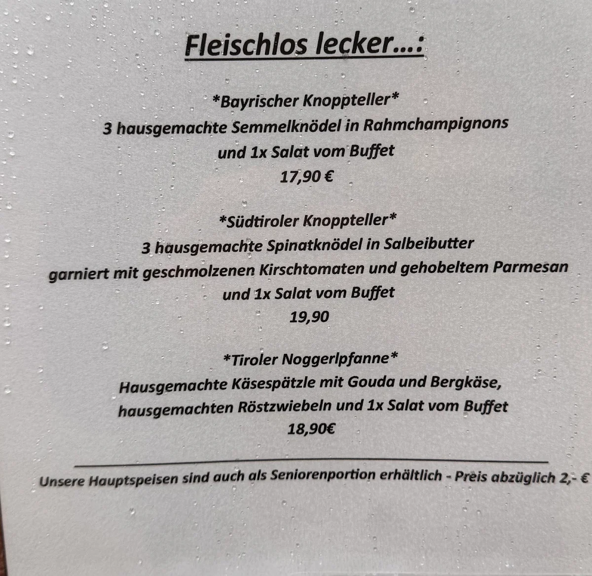 Speisekarte photo 6
