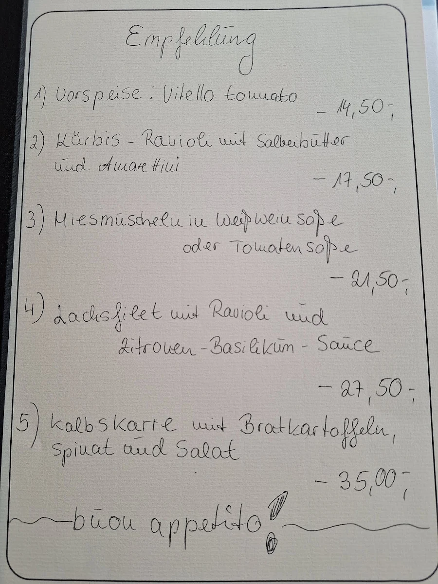 Speisekarte photo 5