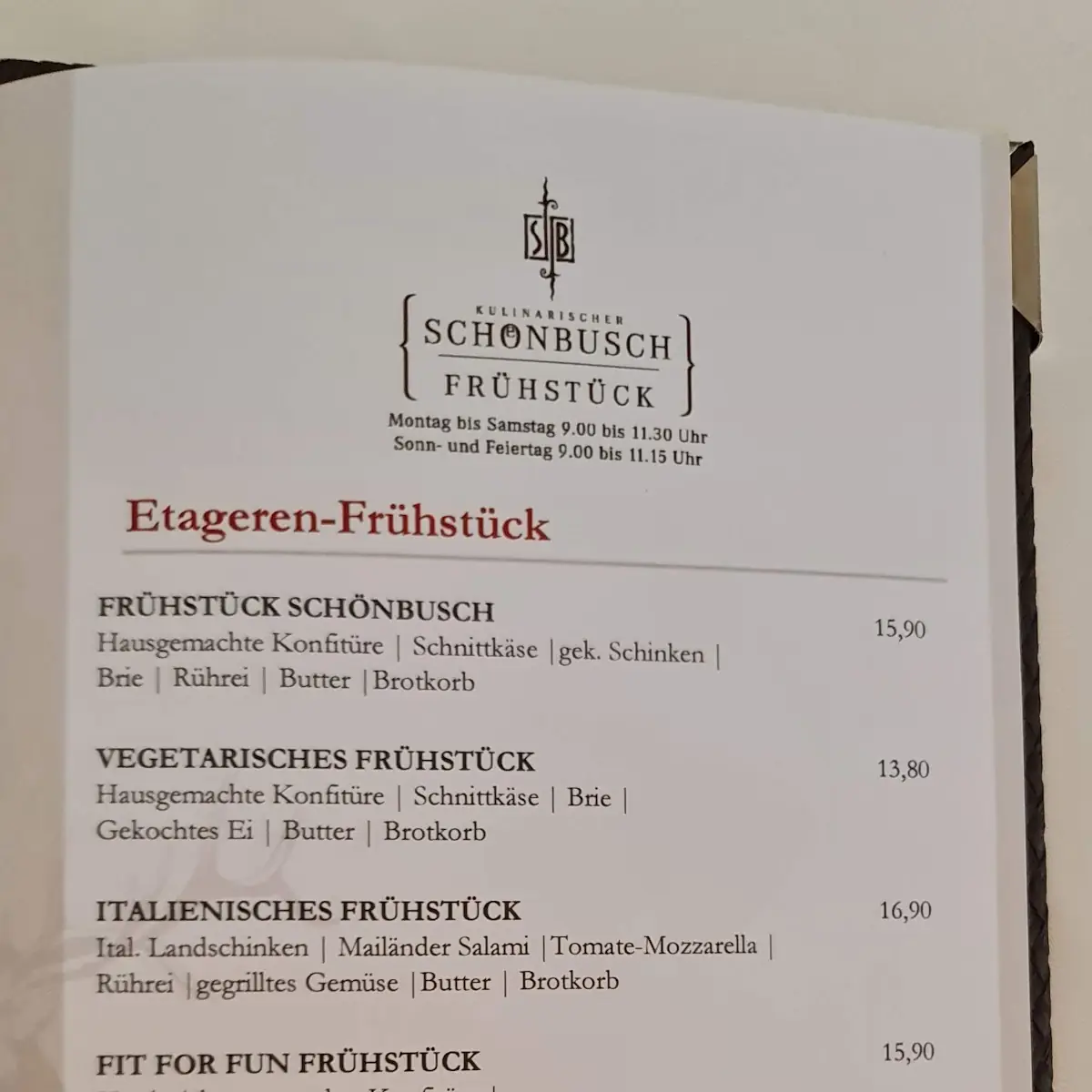Speisekarte photo 1