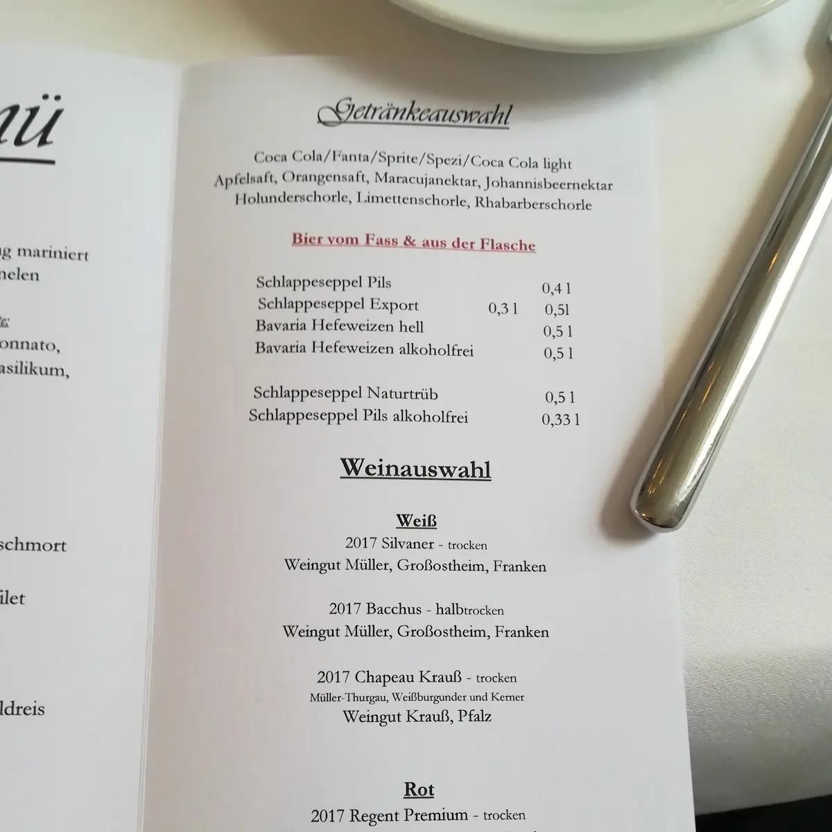 Speisekarte photo 6