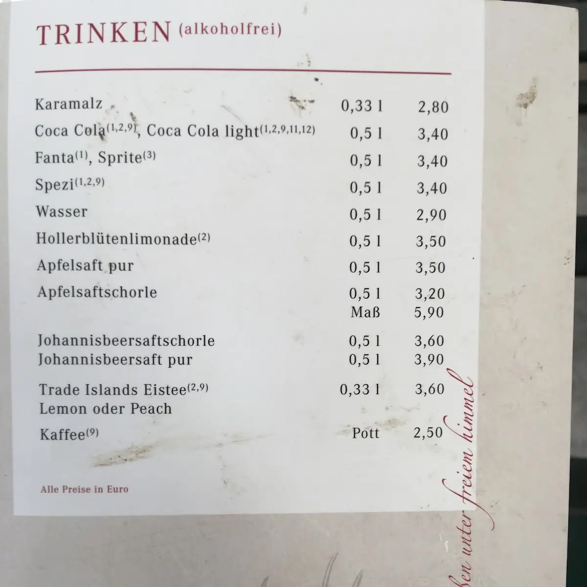 Speisekarte photo 8