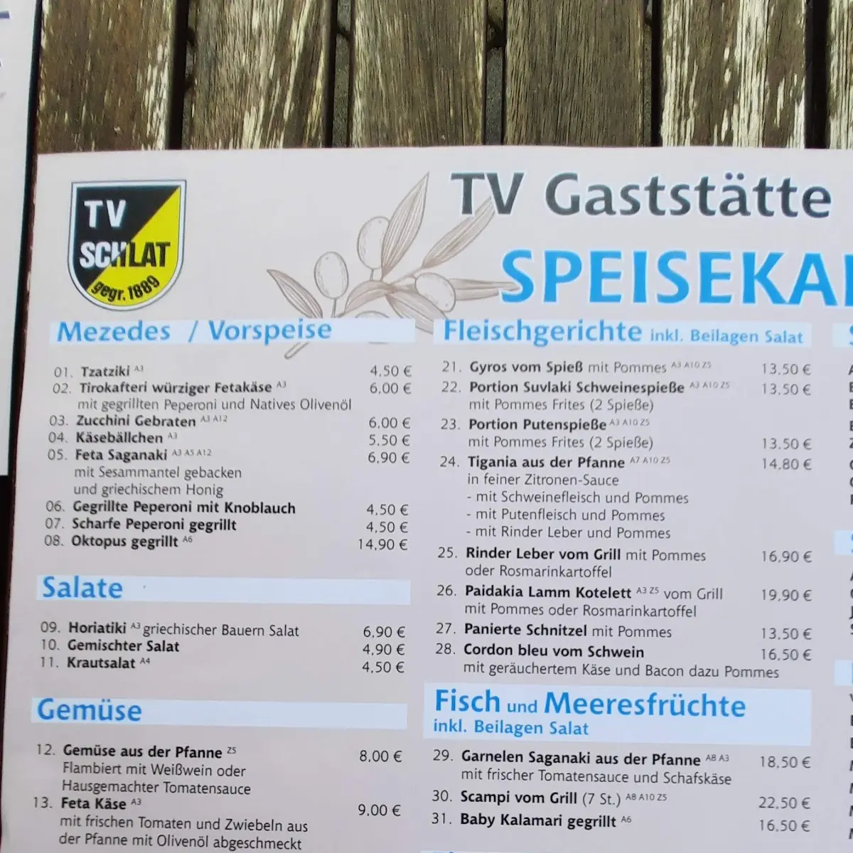 Speisekarte photo 3