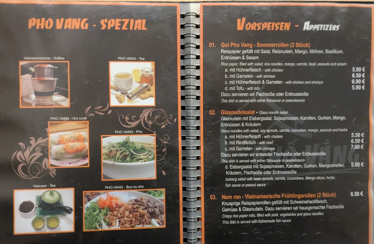 Speisekarte photo 2