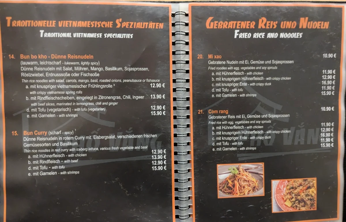 Speisekarte photo 5