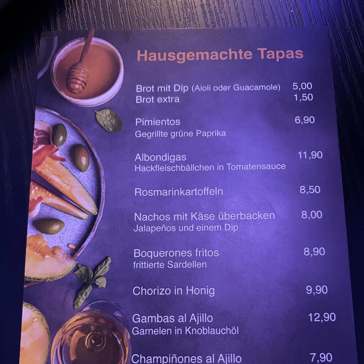 Speisekarte photo 3