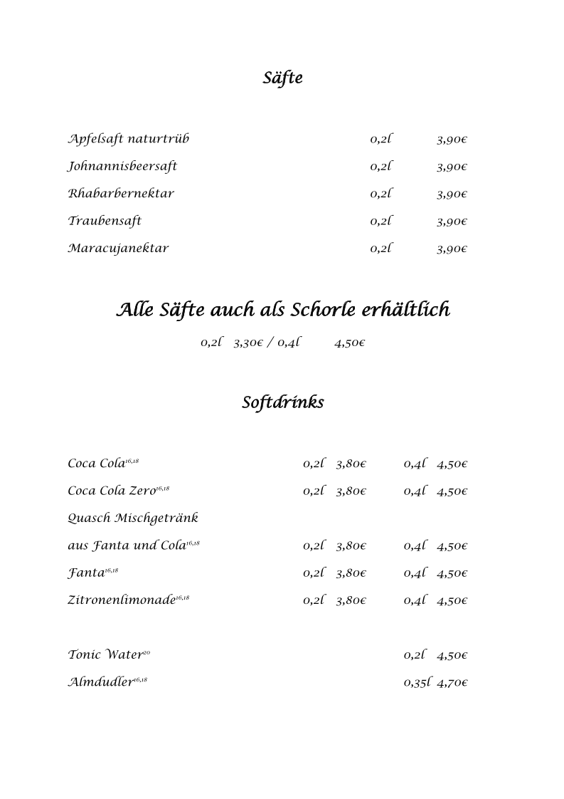 Speisekarte photo 7