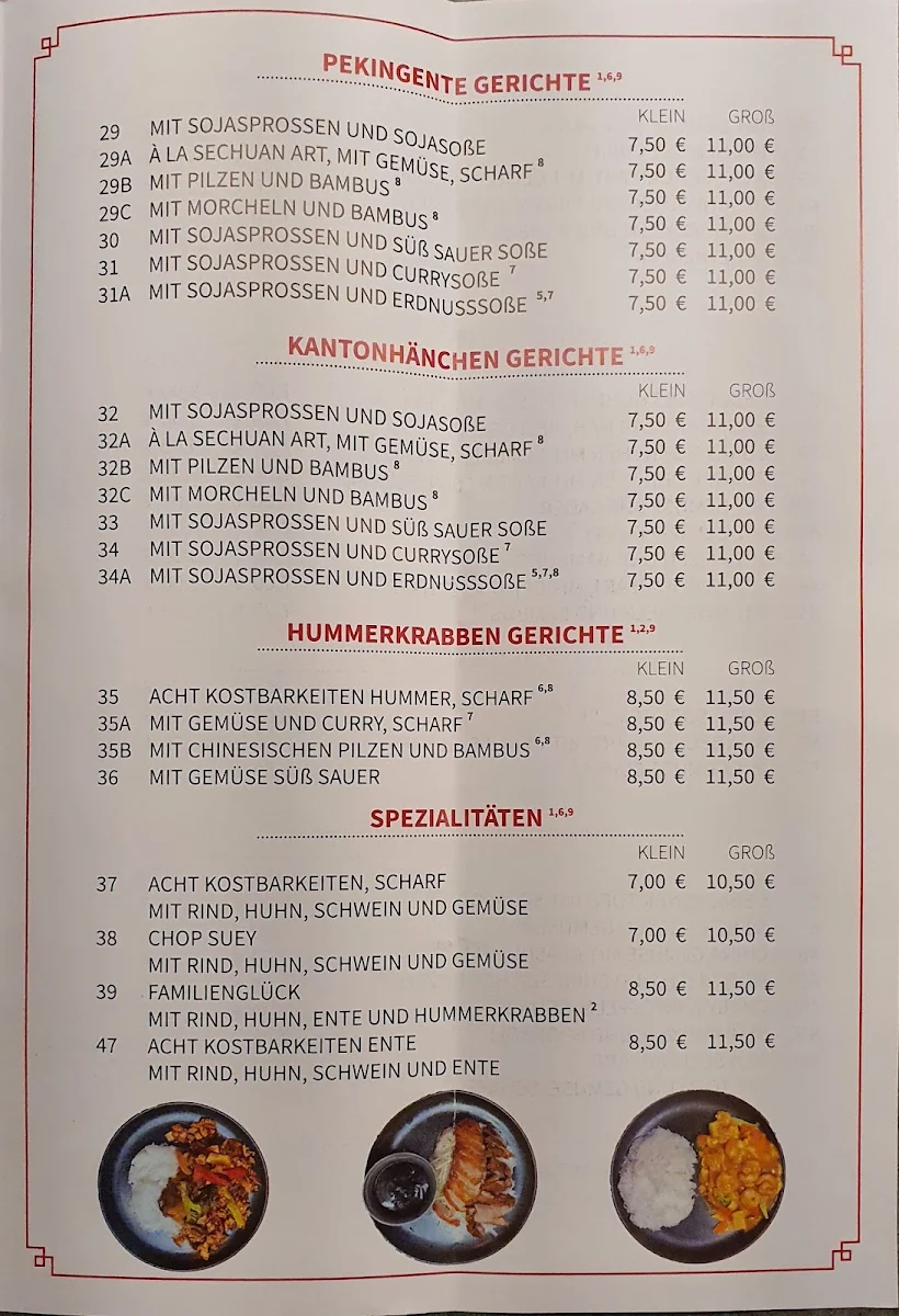 Speisekarte photo 1