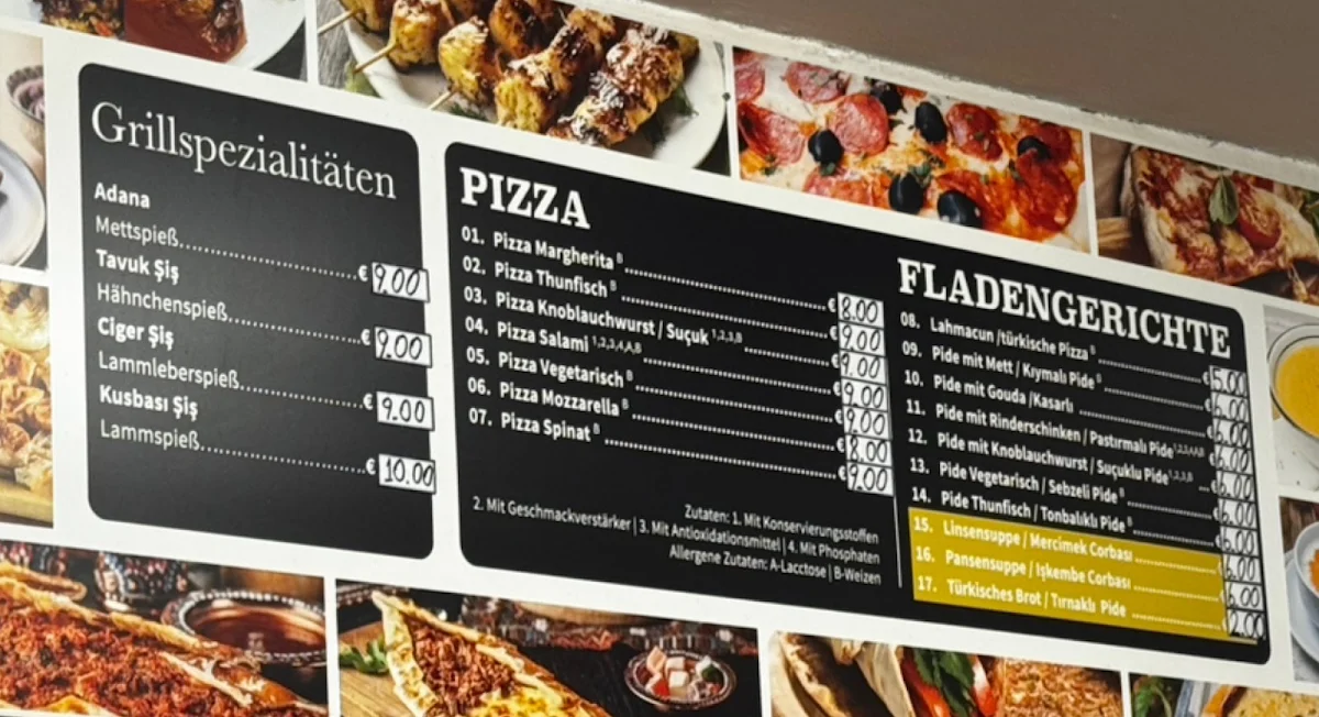 Speisekarte photo 2