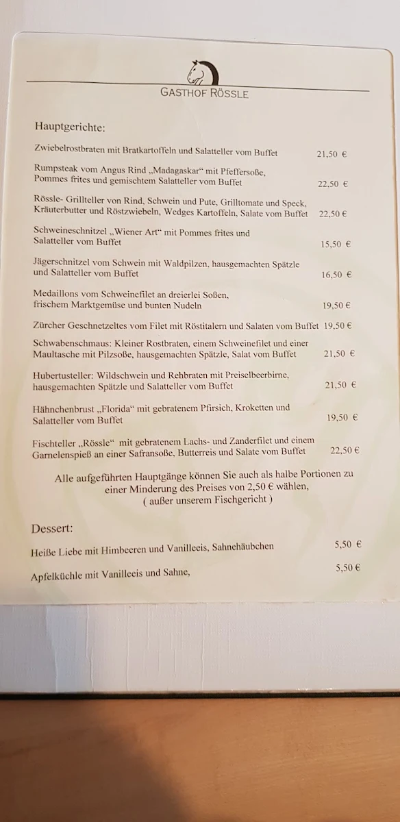 Speisekarte photo 1