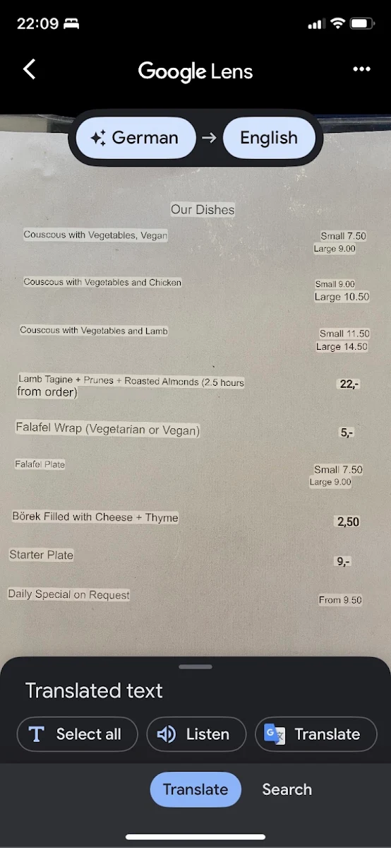 Speisekarte photo 6