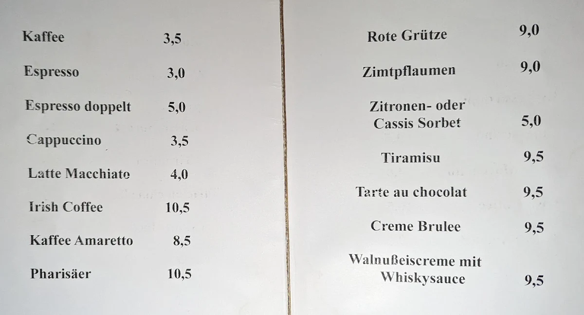Speisekarte photo 2