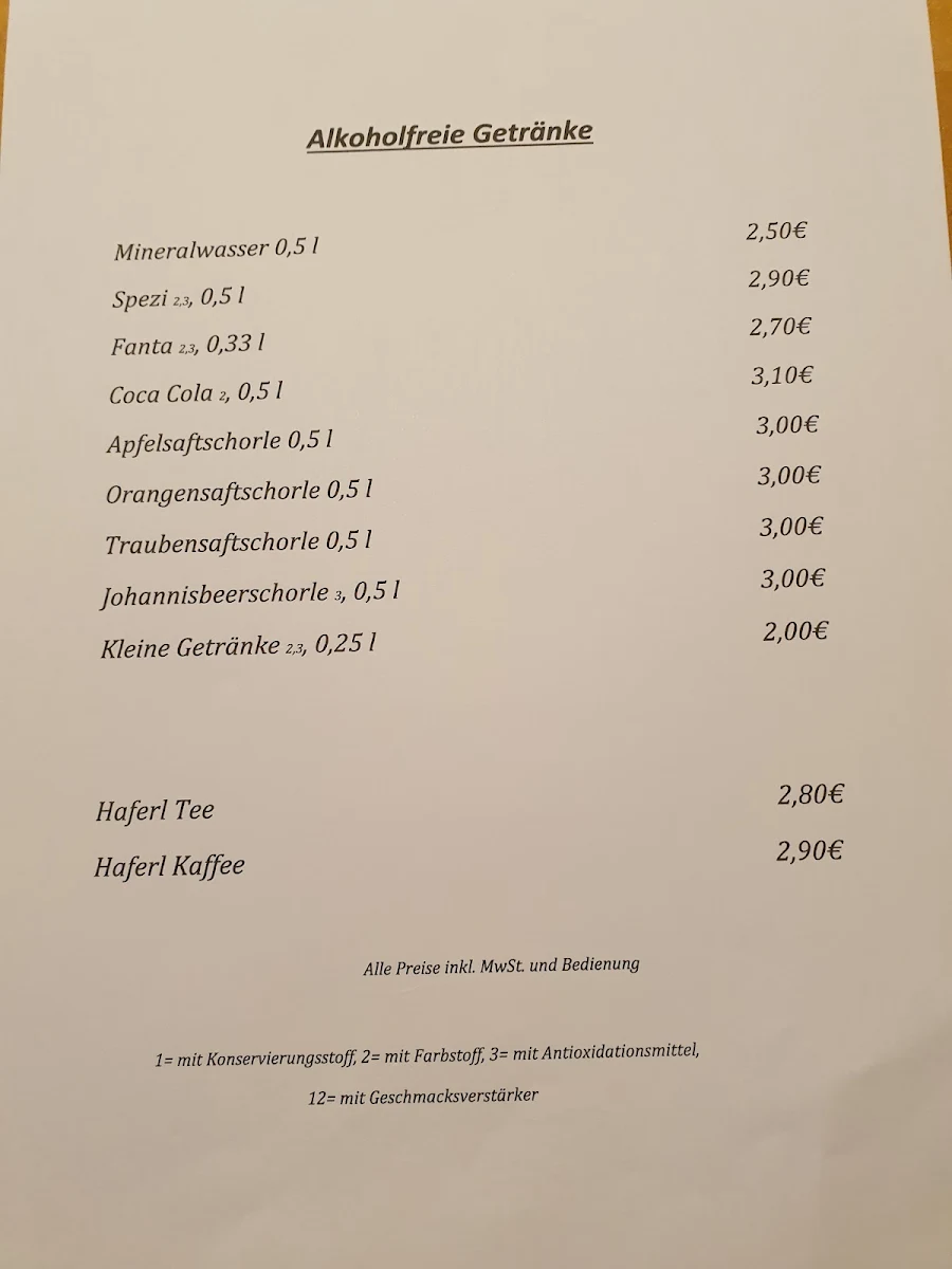Speisekarte photo 2