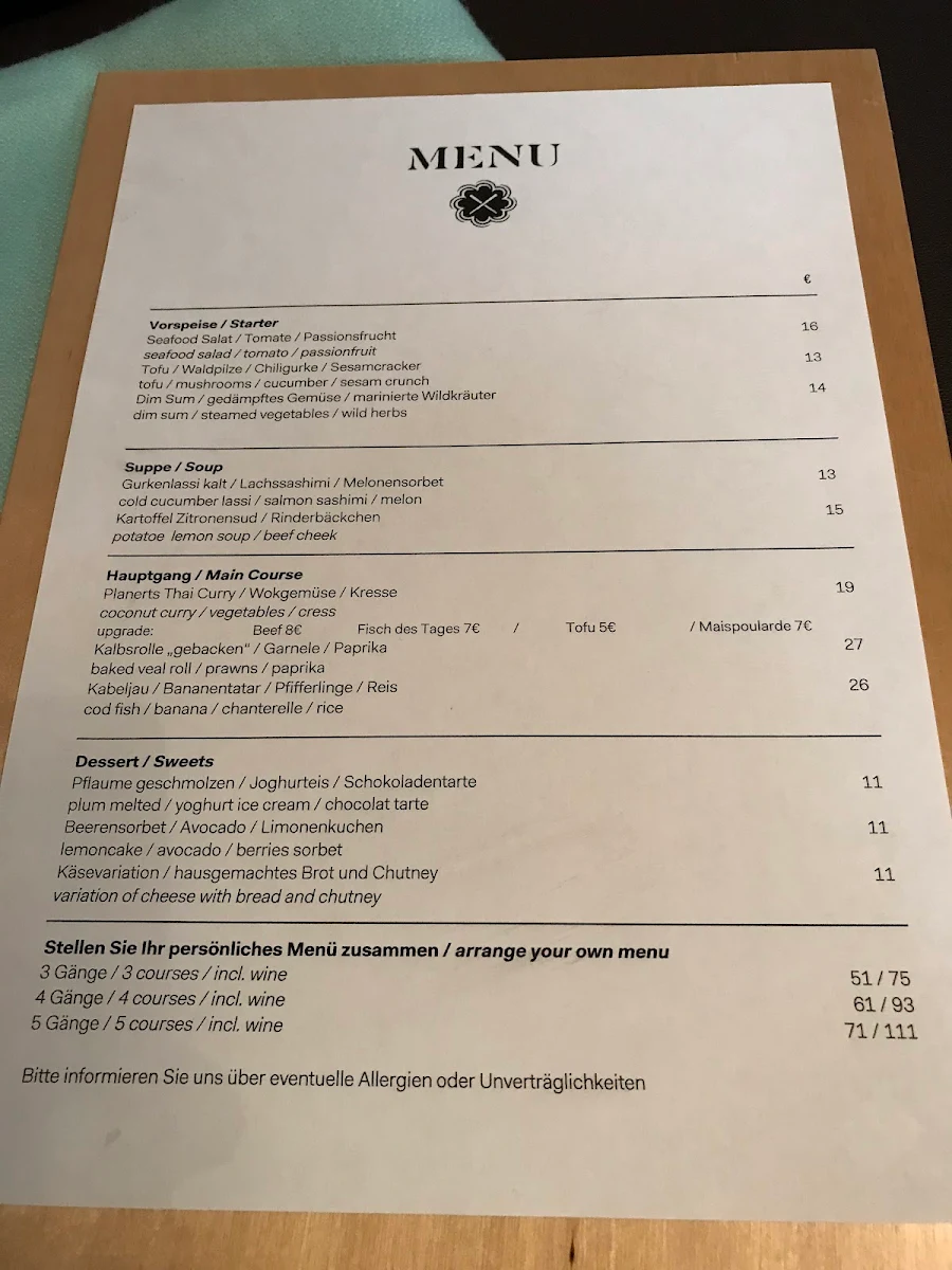 Speisekarte photo 3