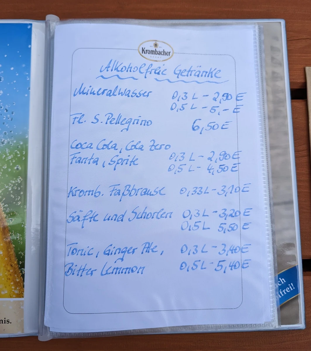 Speisekarte photo 9