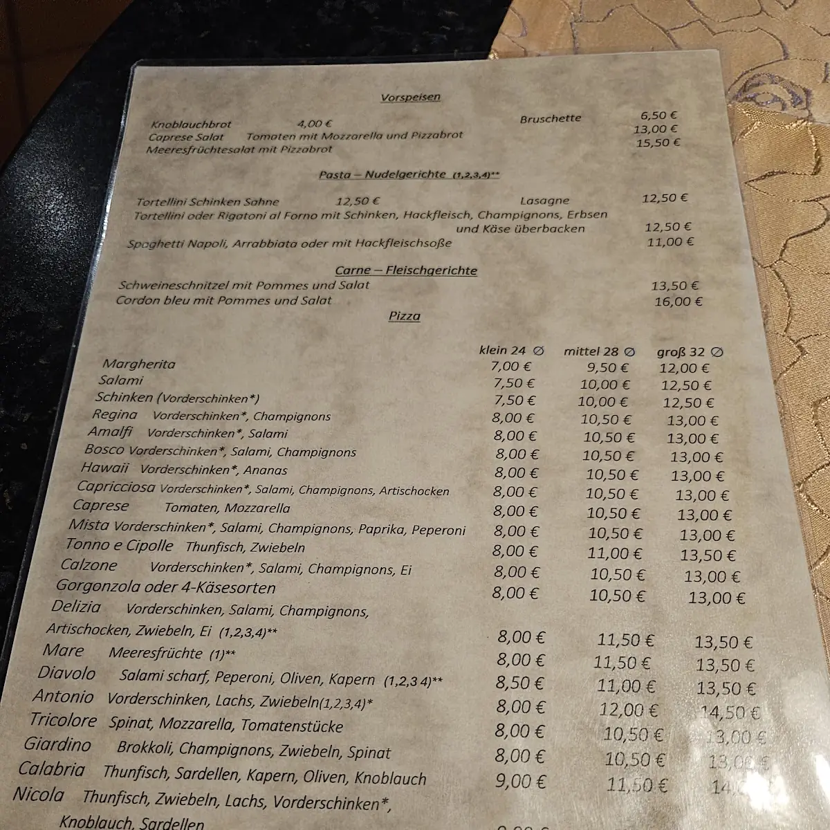 Speisekarte photo 3