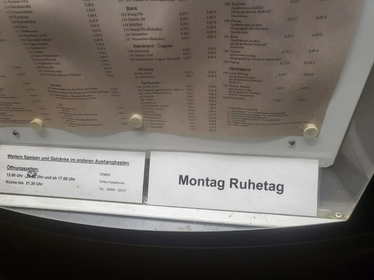 Speisekarte photo 6