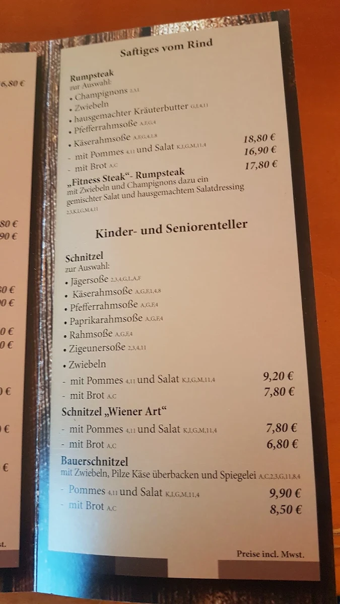 Speisekarte photo 3