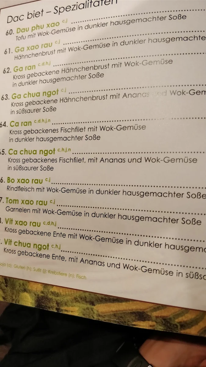 Speisekarte photo 2