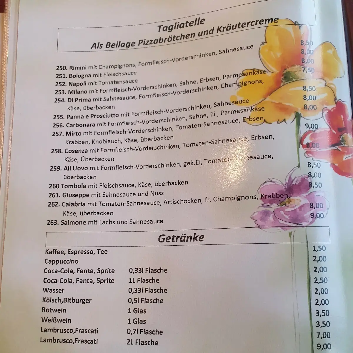 Speisekarte photo 2