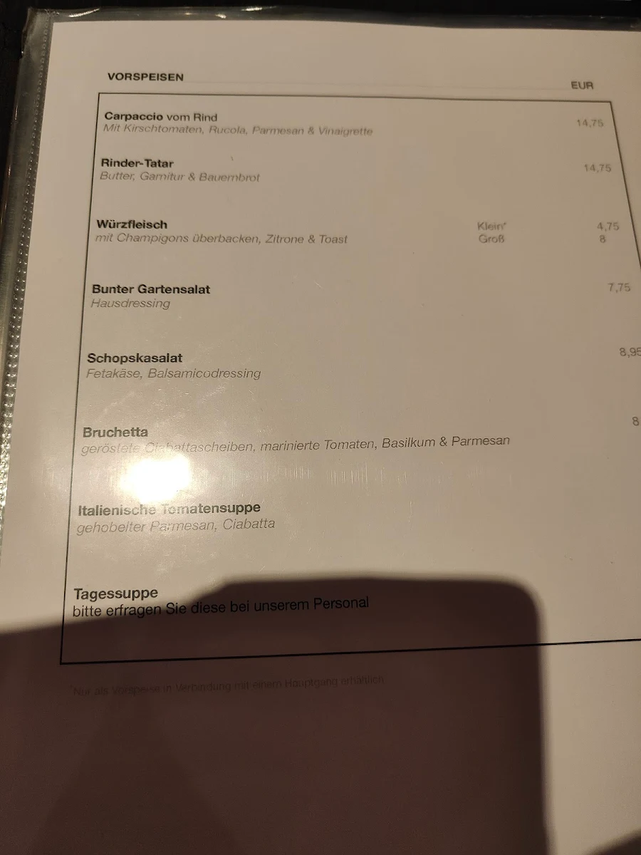 Speisekarte photo 2