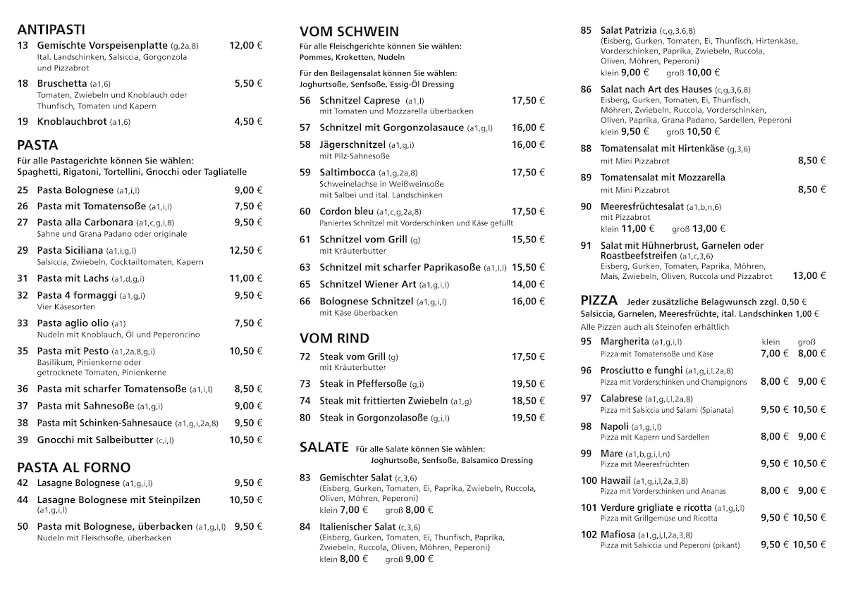 Speisekarte photo 2