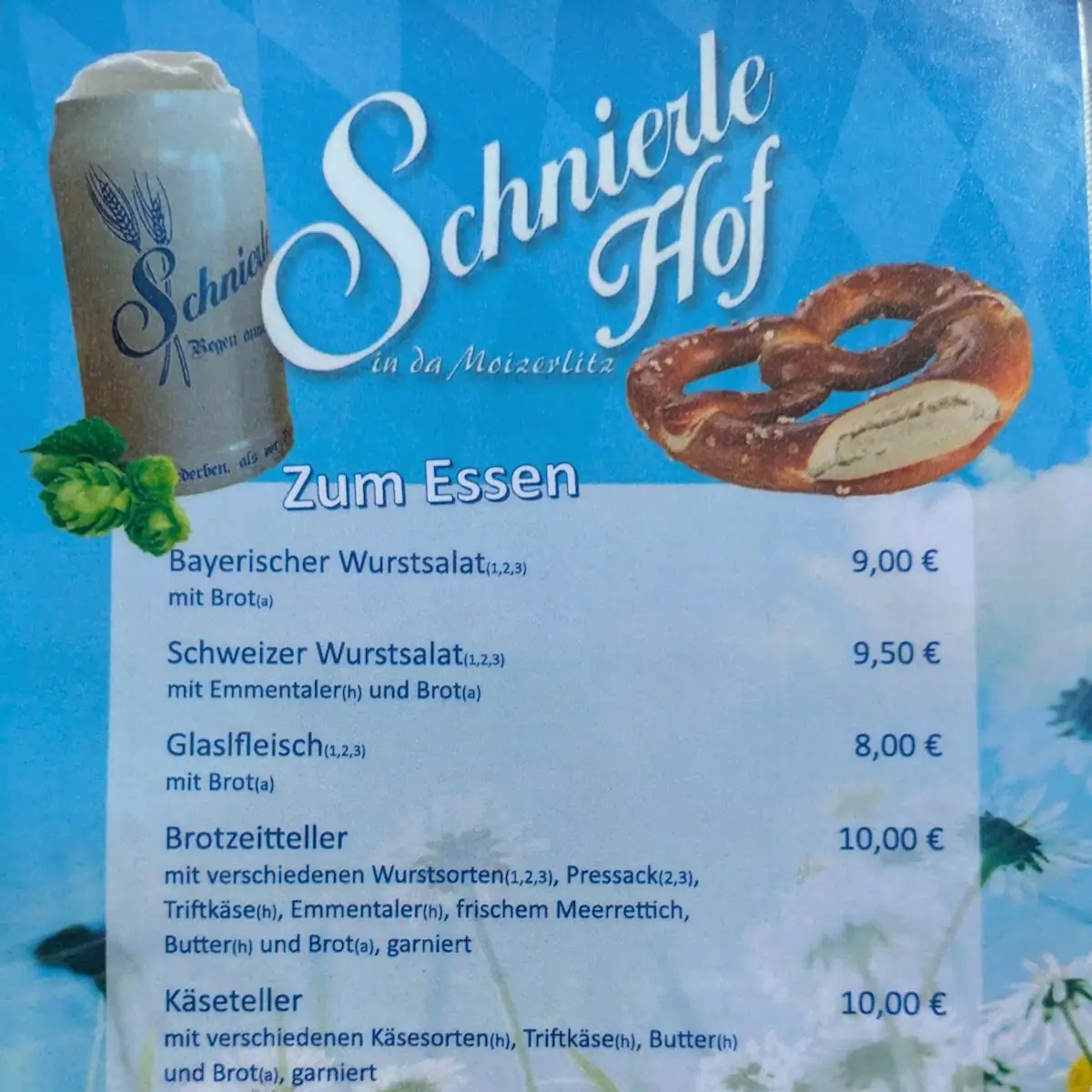 Speisekarte photo 2