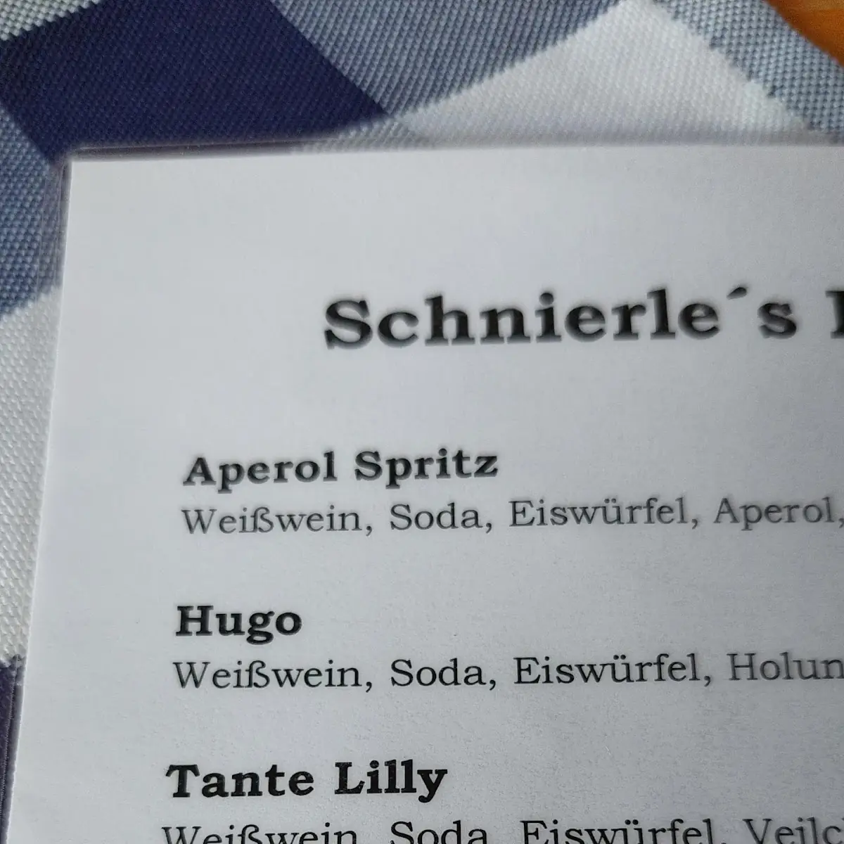 Speisekarte photo 3