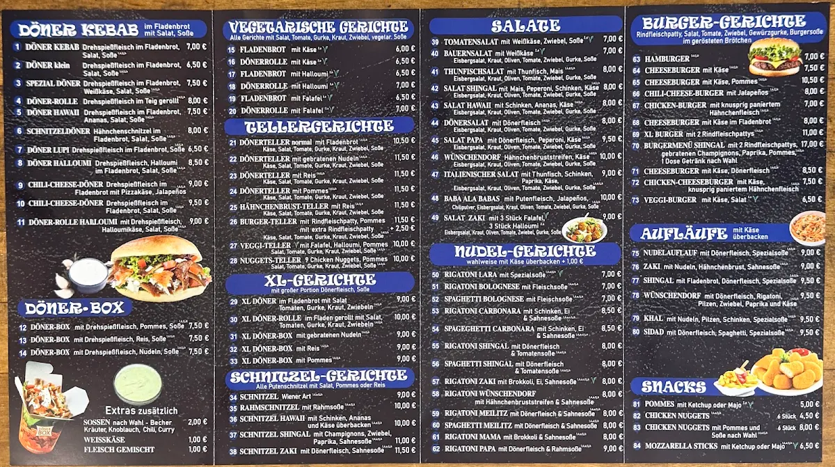 Speisekarte photo 1