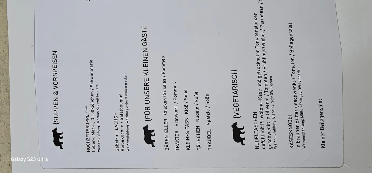 Speisekarte photo 4