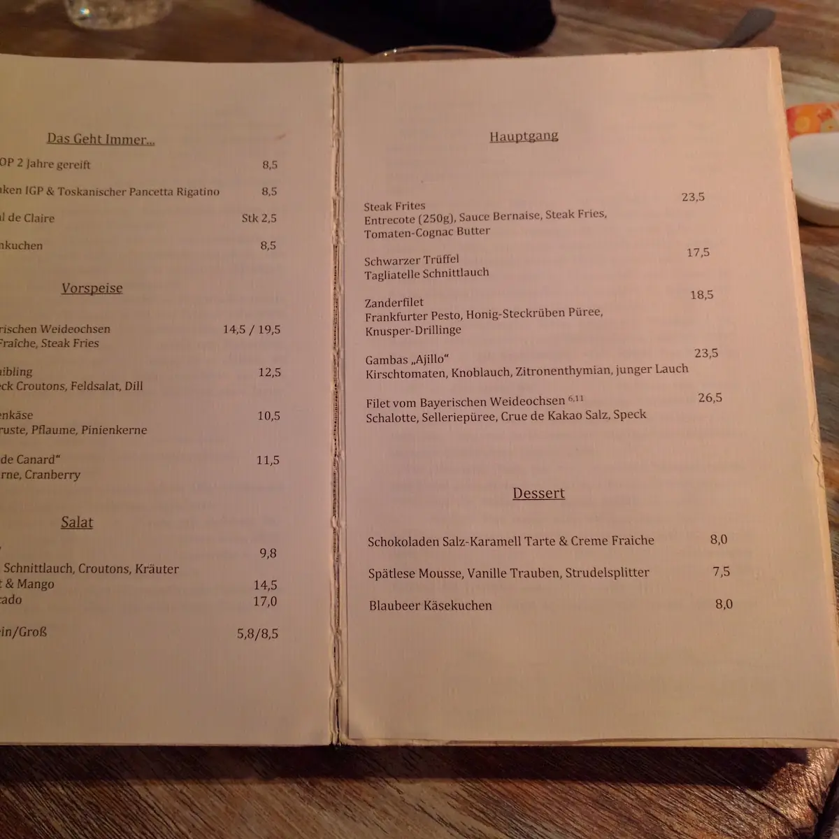 Speisekarte photo 7