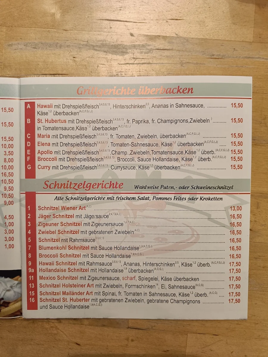 Speisekarte photo 2