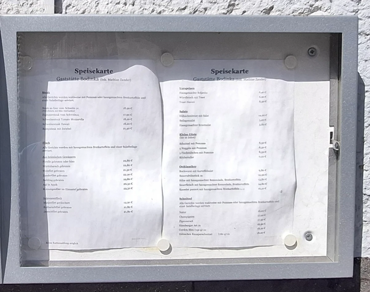 Speisekarte photo 3