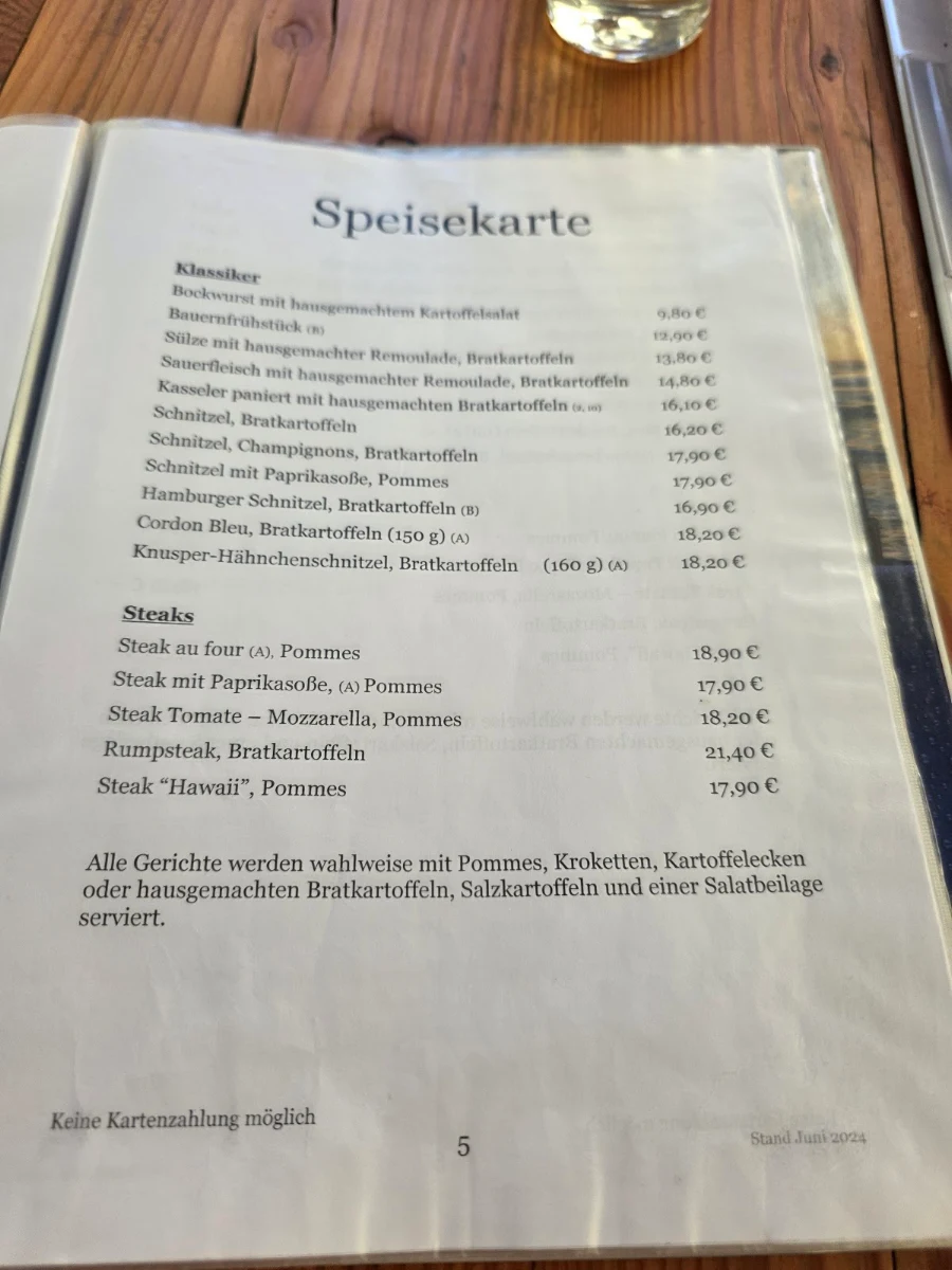 Speisekarte photo 5