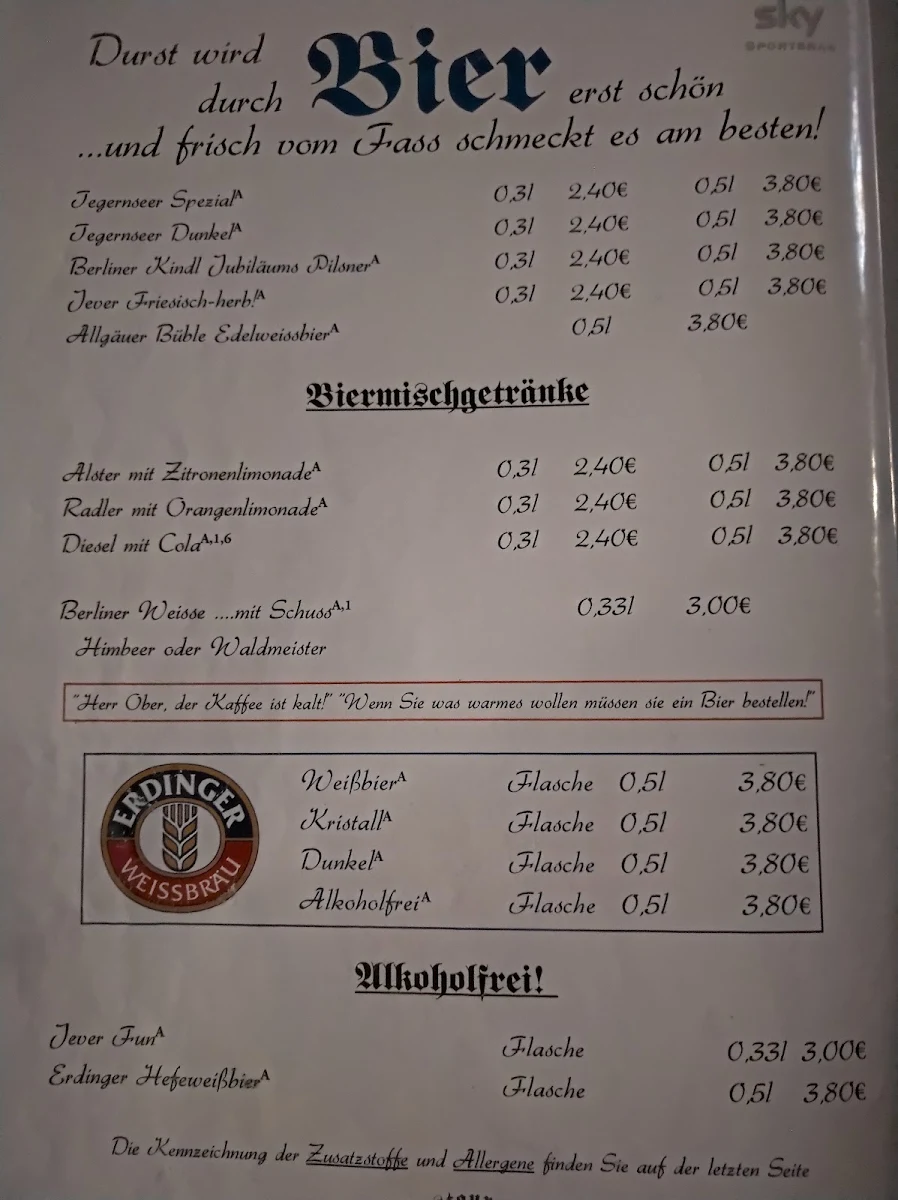 Speisekarte photo 4