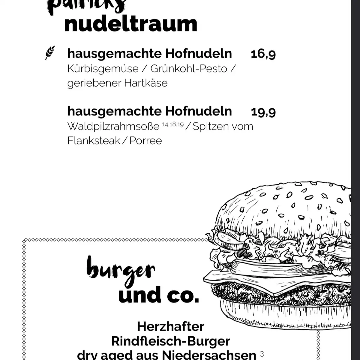 Speisekarte photo 2